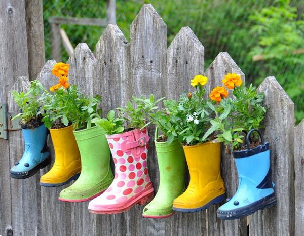 Go Green & Recycle: Rain Boots