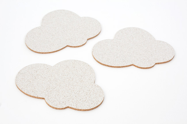Happy Clouds Coasters by Barefoot Dynasty