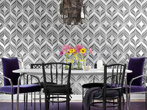 How To Decorate With Patterned Wallpaper