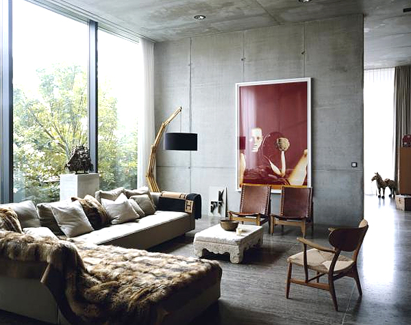 Industrial Chic  Living  Room  Design Ideas  InteriorHolic com