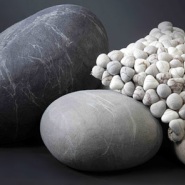 Interesting Design: Felt Pebble Cushions