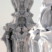 Intricate Architecture in Michael Hansmeyer’s Ornamented Columns