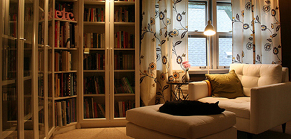 Small Apartments Library Ideas