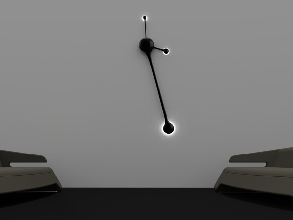 Modern Pendulum Wall Clock by Nuno Teixeira