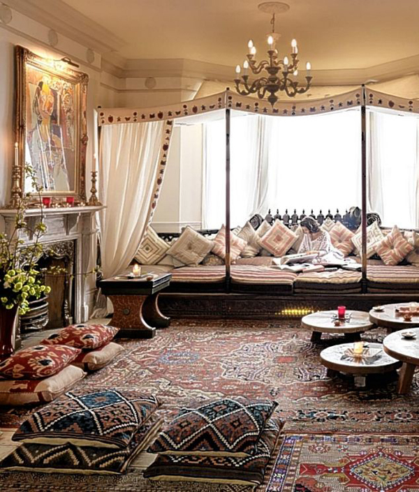 Moroccan Inspired Living Room Design Ideas | InteriorHolic.com