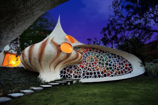 Nautilus House in Mexico designed by Javier Senosiain