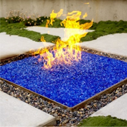 Outdoor Feature: Glass Fire Pit