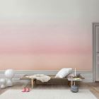 Watercolor ombre wall