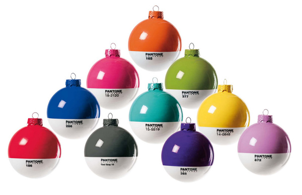Acurately Colored Pantone Christmas Baubles