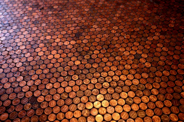 Copper Penny Floor