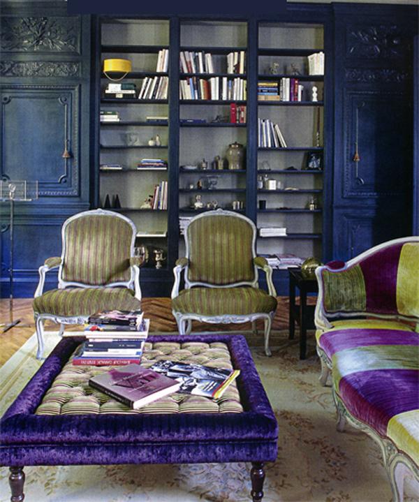 Purple And Green Interior Designs