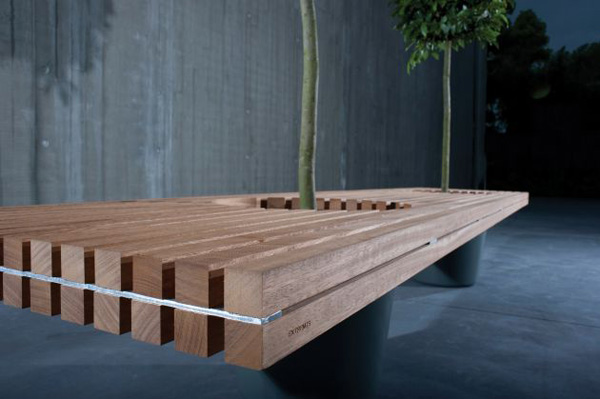 Romeo & Juliet Bench by Vyvey & Partners