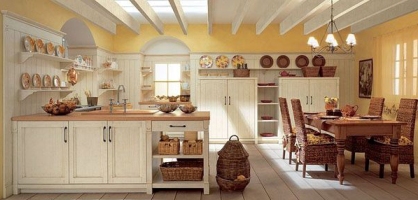 Rustic Themed Kitchen Design