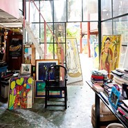 Amazing Bright House of Brazilian Artist