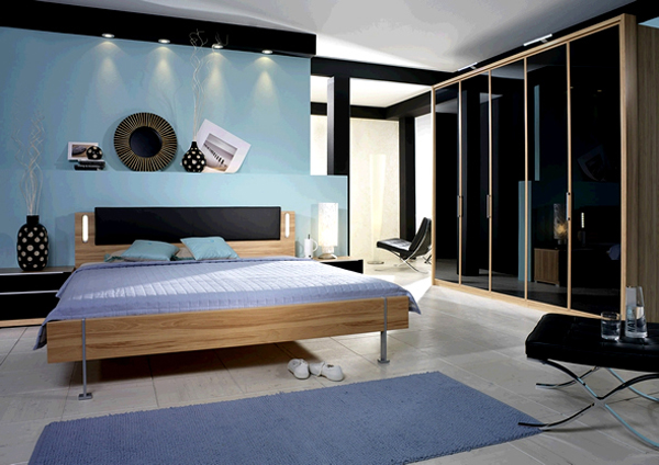 Stylish Blue Color Schemes For Bedrooms