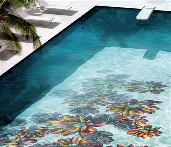 Swimming Pool Design Idea: Mosaic