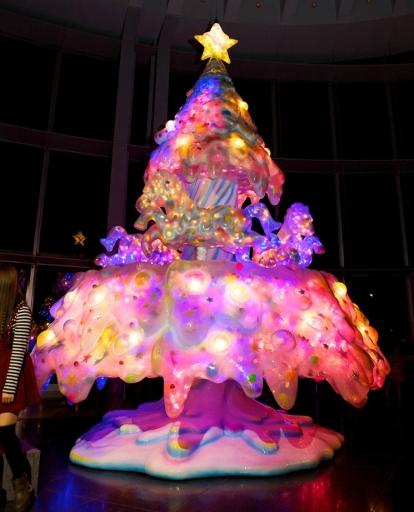 "Melty Go-Round" Christmas tree designed by Sebastian Masuda in Tokyo