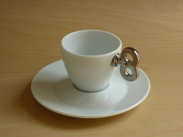 Unusual Coffee Cup 'Power for Brain' by Shinobu Koizumi