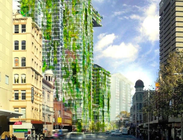 Vertical garden by Patrick Blanc and Jean Nouvel 
