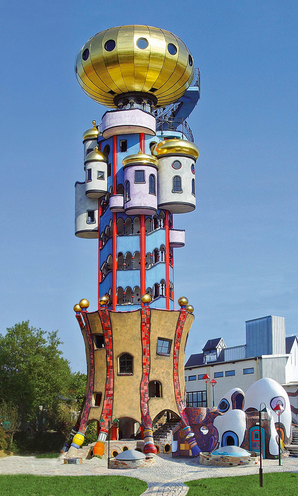 Kuchlbauer Tower by Friedensreich Hundertwasser