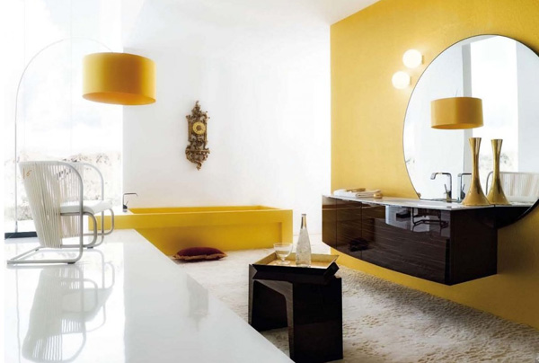 Yellow Bathroom Design Ideas
