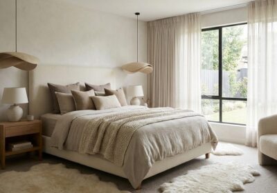 Bedroom design ideas with cozy styling