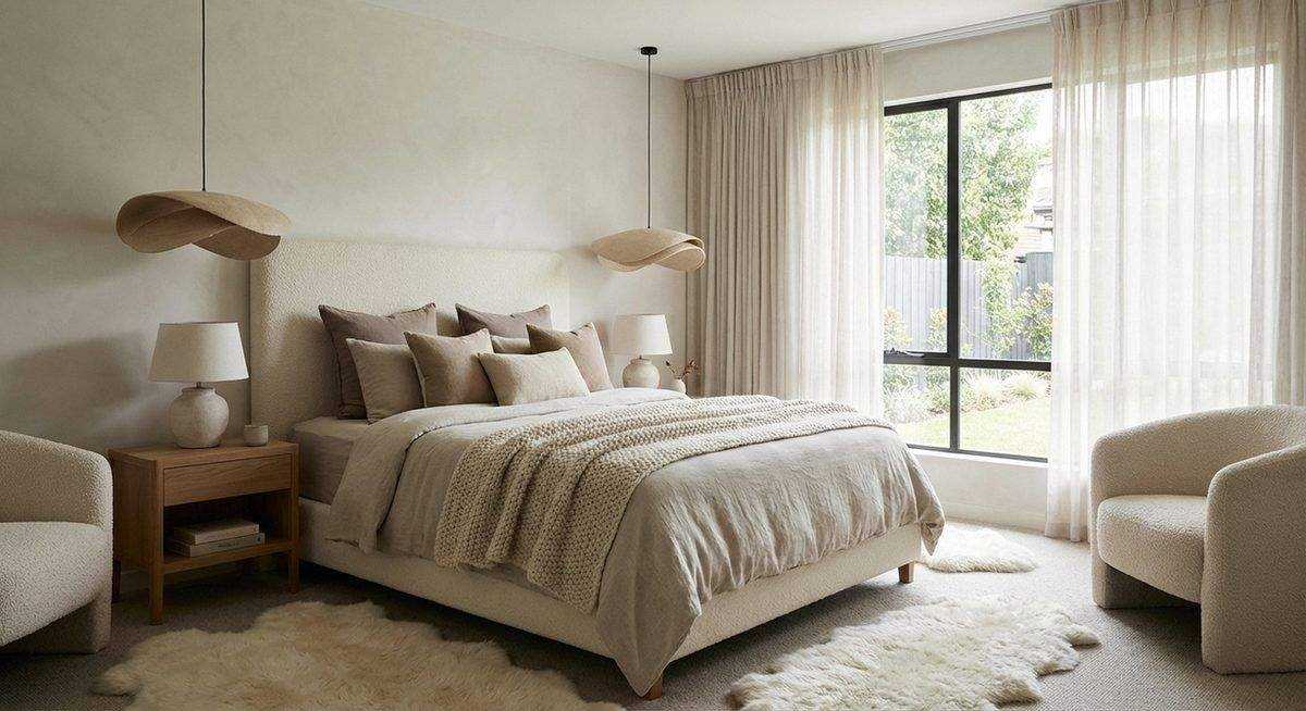 Bedroom design ideas with cozy styling