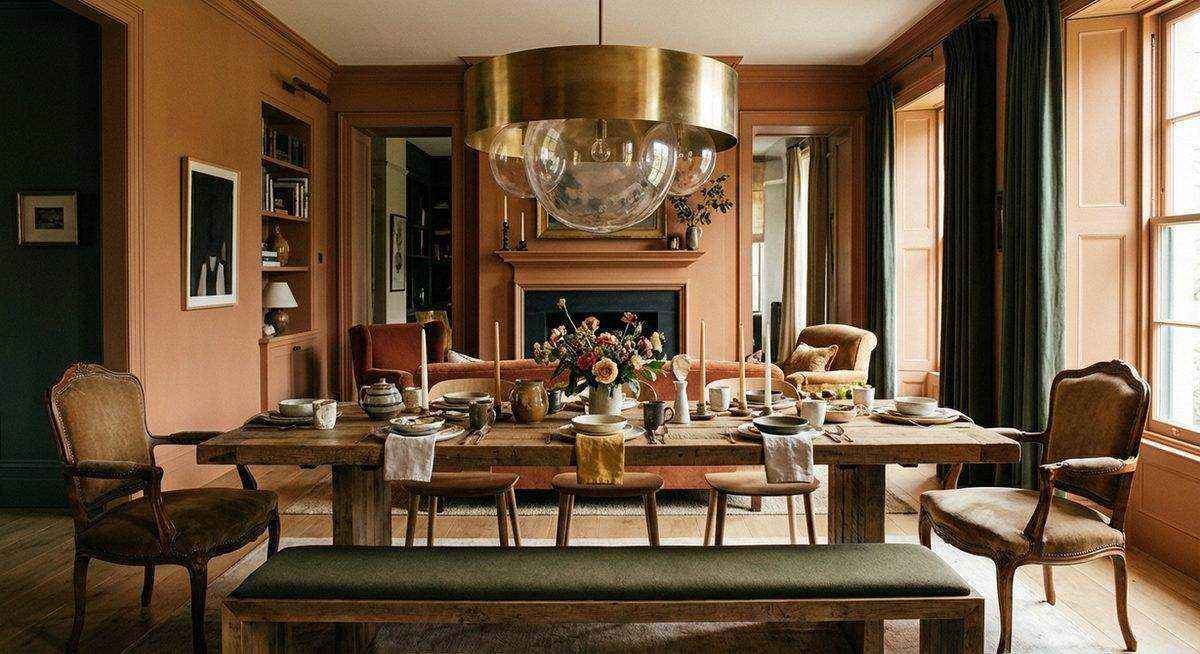 Dining room ideas with elegant table setting