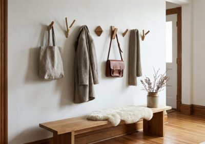 DIY wall hooks for creative and functional storage