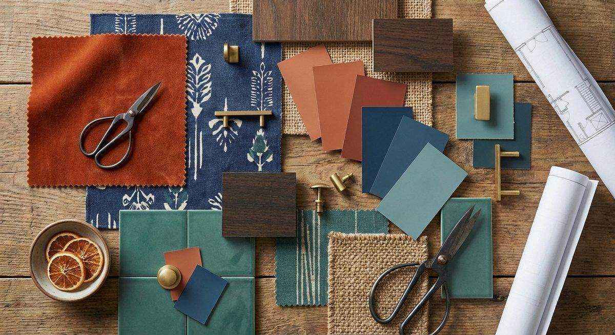 Orange color pairings and complementary tones