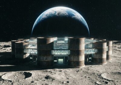 Silo stadium with repurposed industrial architecture