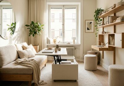 Small living room layout maximizing space
