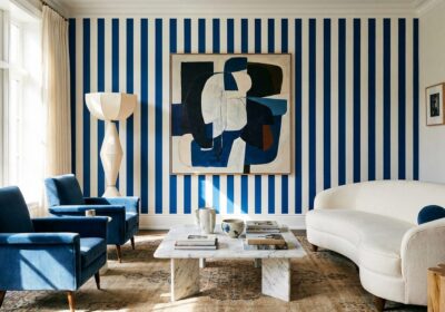Stripes in interior design adding pattern and depth
