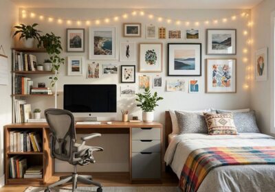 Teen bedroom with personality-driven decor