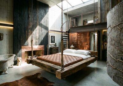 Unusual bedroom design with creative features